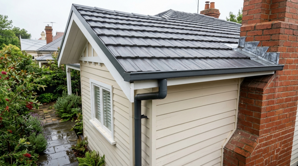 Roof maintenance in Melbourne to help identify gutter and flashing problems before leaks recur